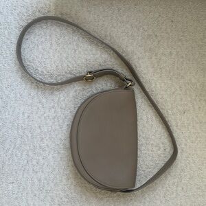 Cuyana Taupe Crossbody Bag